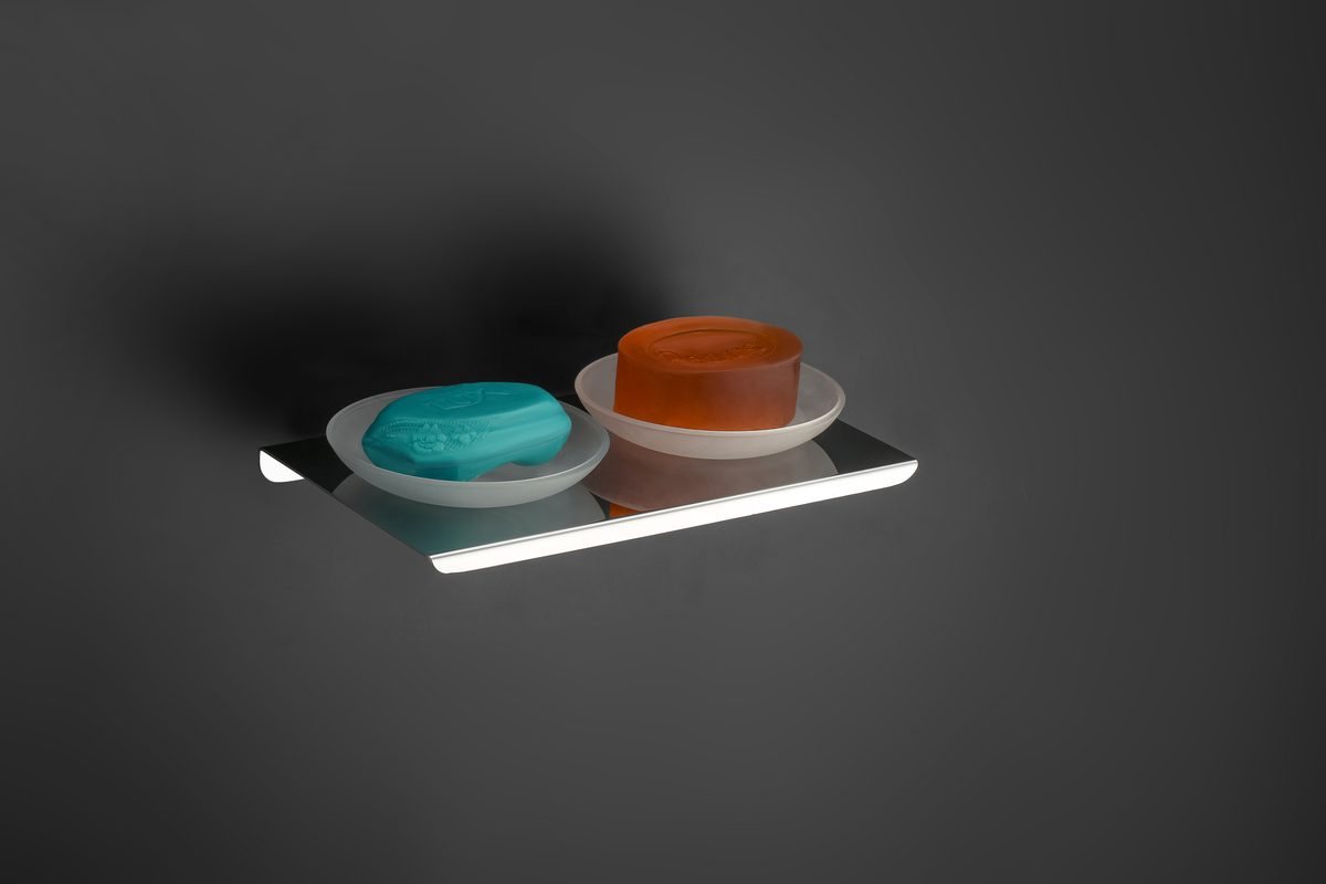 Double Soap Dish - Bath Racks & Holders | Verenza