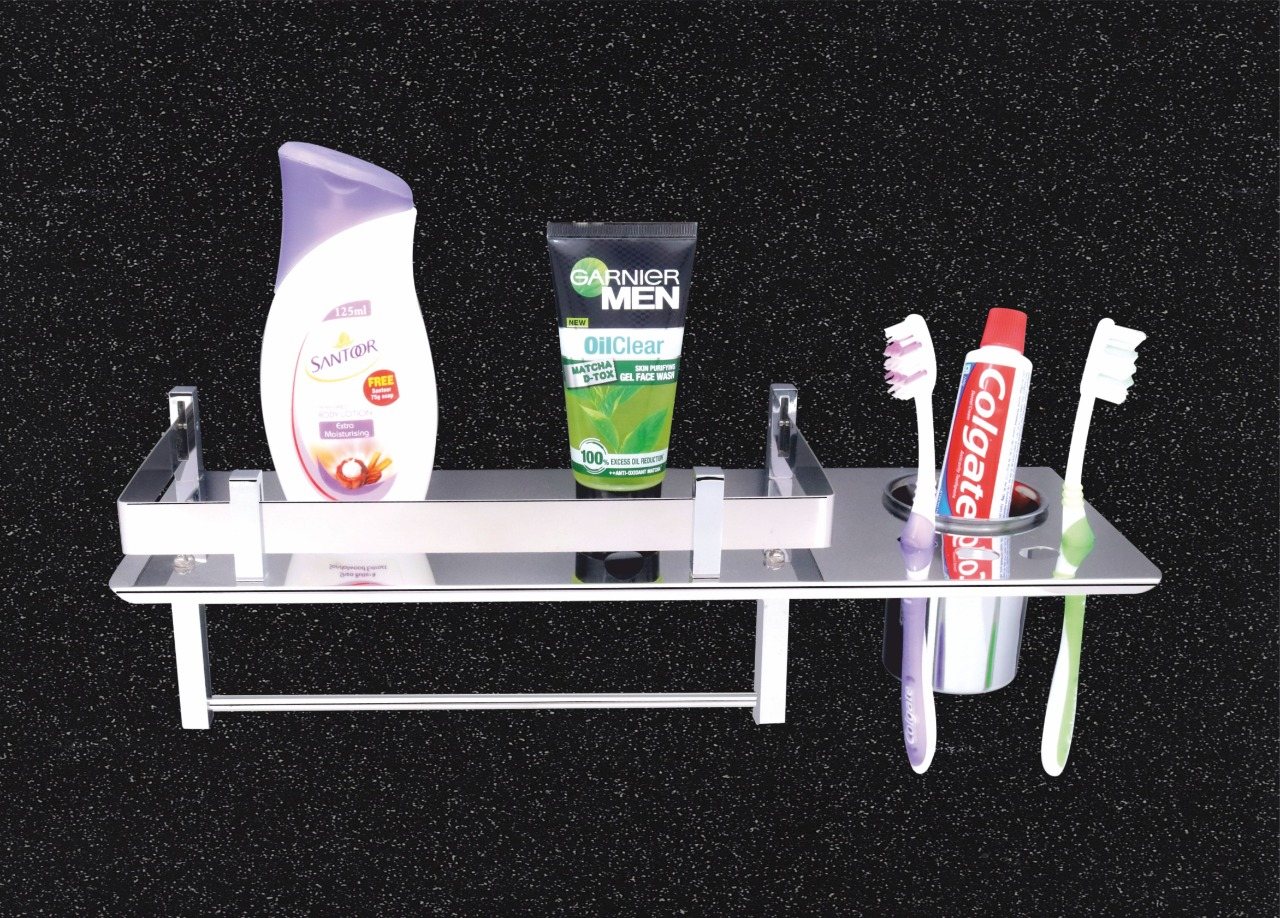 Three In One - Soap Dish With Tooth Brush Holder - Bath Racks & Holders | Verenza