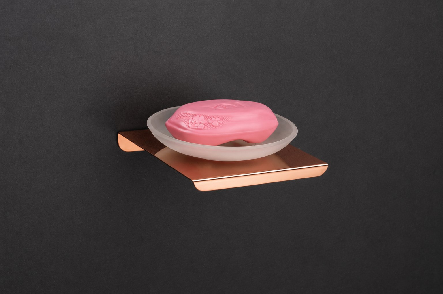 Single One Soap Dish - Rose Gold
