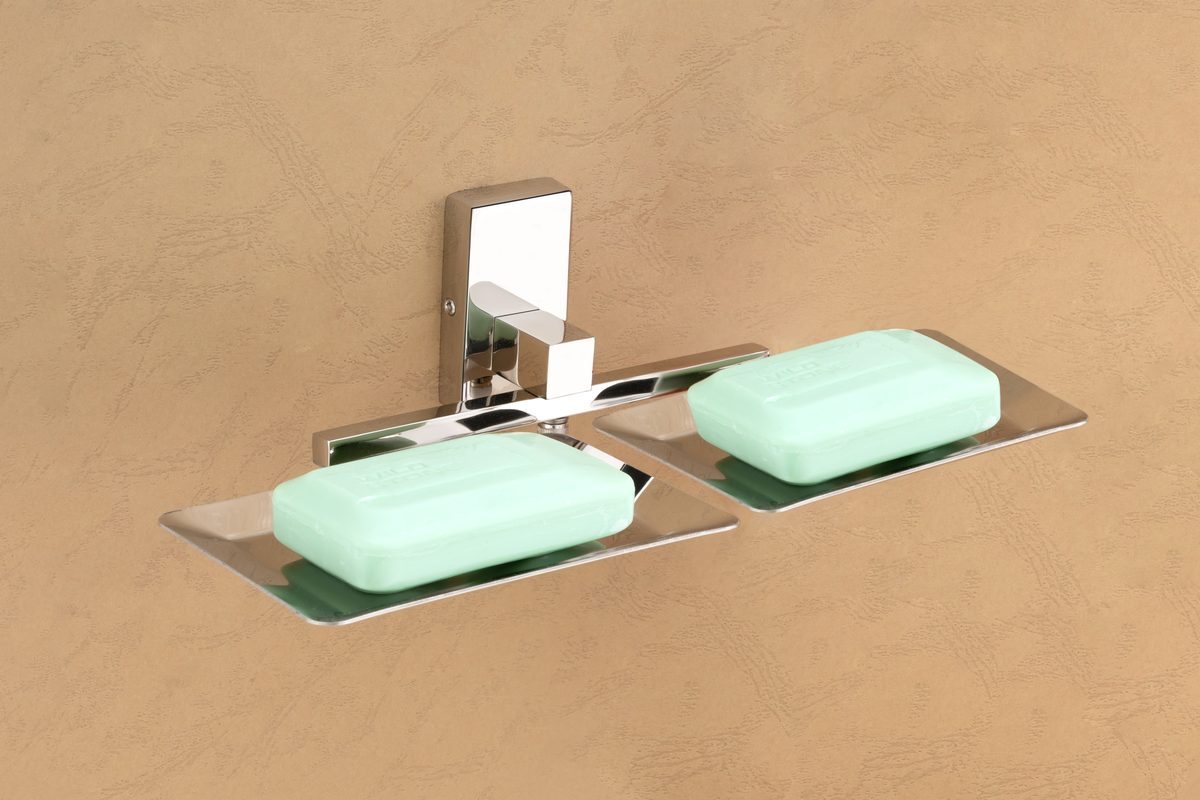 Double Soap Dish - Designer Towel Rings | Verenza
